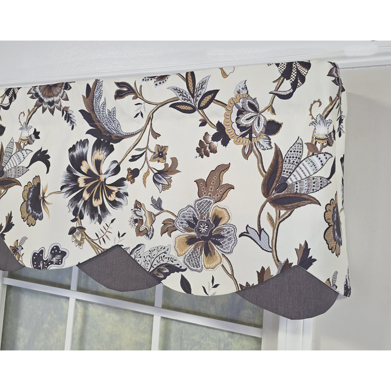 RLF Home Zanzibar Petticoat Valance, Gray