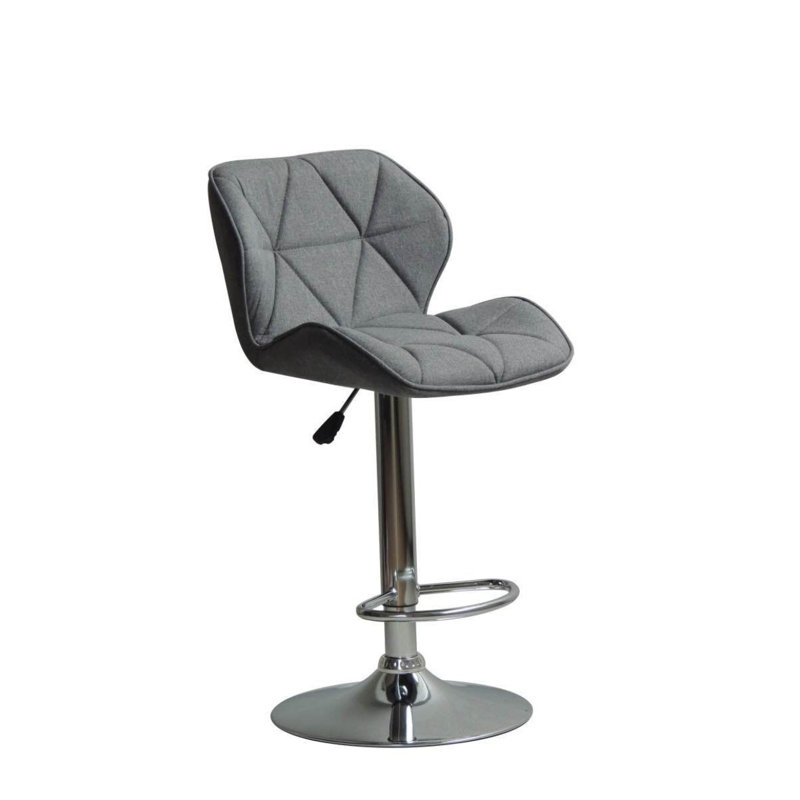Sorrell Swivel Upholstered Adjustable Height Counter Stool with Metal Frame