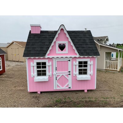 Little Cottage Victorian Outdoor Playhouse -  Little Cottage Company, Victorian DIY Kit 4x6