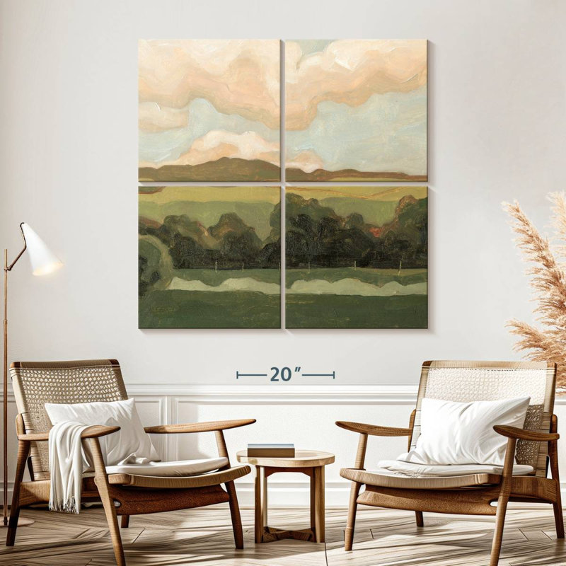 Alvord ocre du soir I, H 57 po x l 57 po