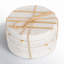 Broome Gold Inlay Marble Round Coaster Set