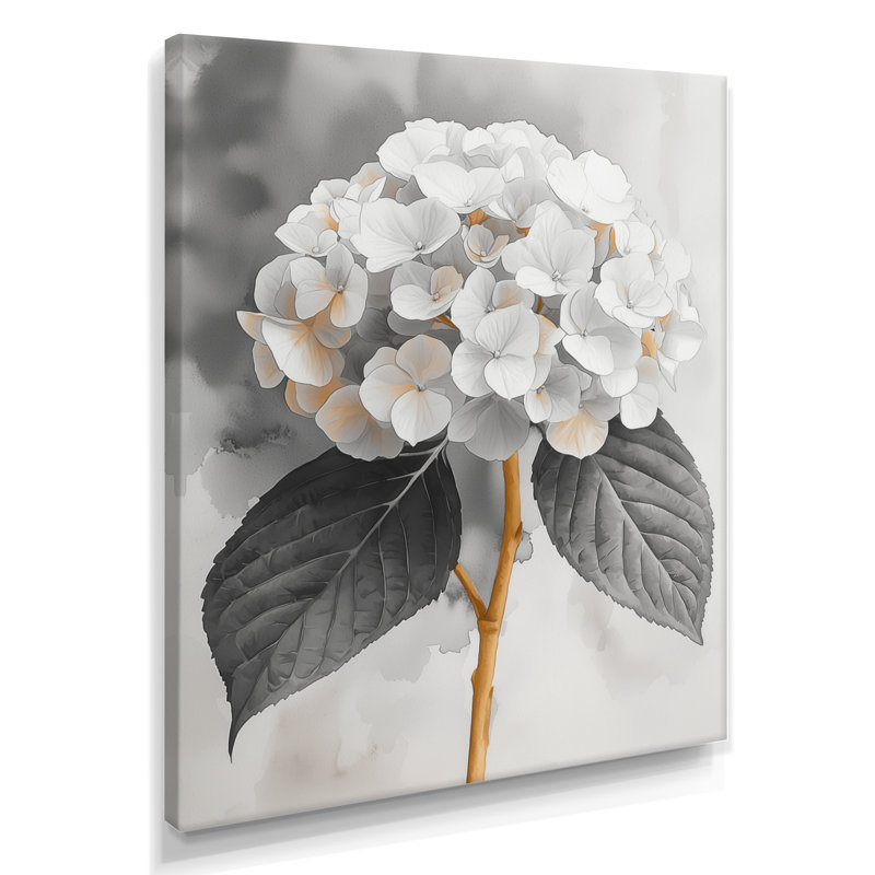 Hadleigh - Floral Wall Art Living Room, H 40 po x l 30 po, Toile tendue, Ne s’applique pas