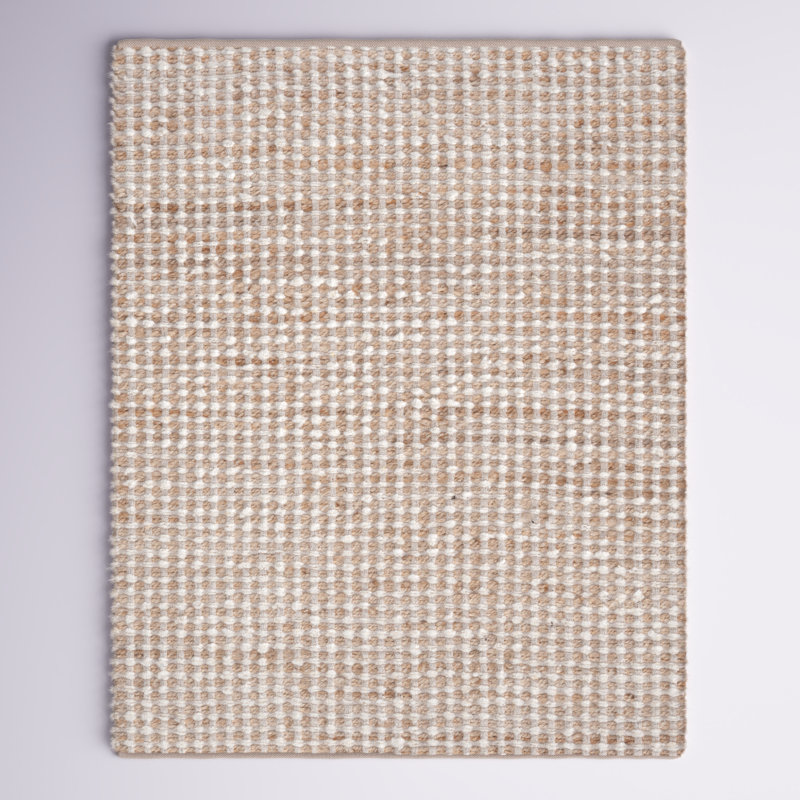 Tapis Trefann Natura 349 en beige / ivoire, Rectangle 4 pi x 6 pi