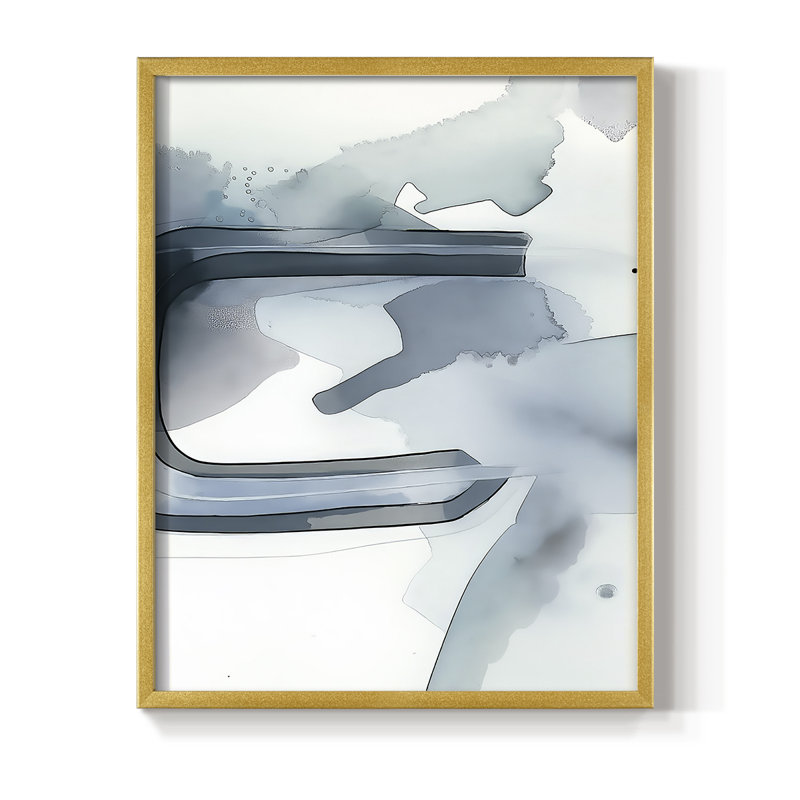 "ABSTRACT Series DCC XXXIX" par J Paul, Doré, H 15 po x l 12 po