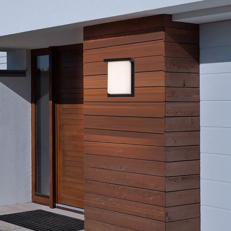 Applique murale moderne 20W à DEL, Bronze huilé, H 8 po x l 6 po x P 3 po, 12 W
