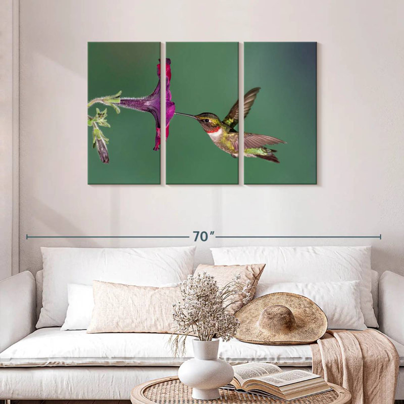 Brampt Nectar Sucking Hummingbird, 28" H x 45" W