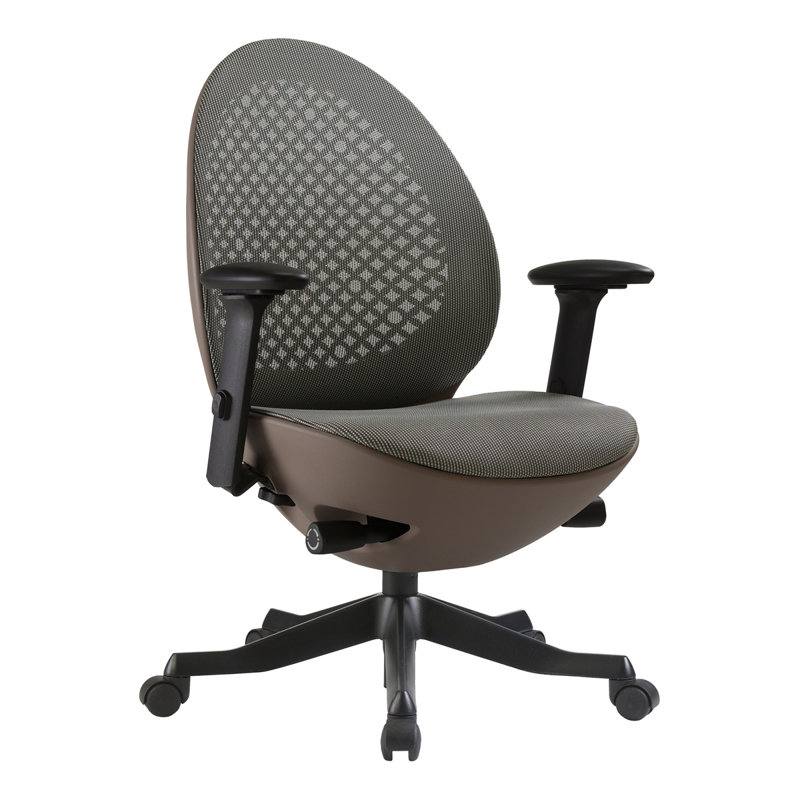 Chaise de travail en filet Lunar, Marron