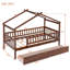 Lit simple en bois pour la chambre-530244839