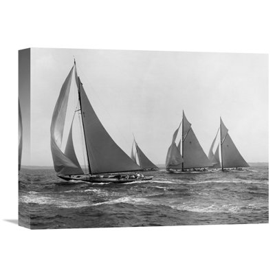 " Sloops At Sail, 1915 " by Edwin Levick