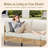 Modular Outdoor Sectional Sofa, PE Rattan Patio Conversation Set, All Weather Wicker Patio Furniture With Cushions And Coffee Table