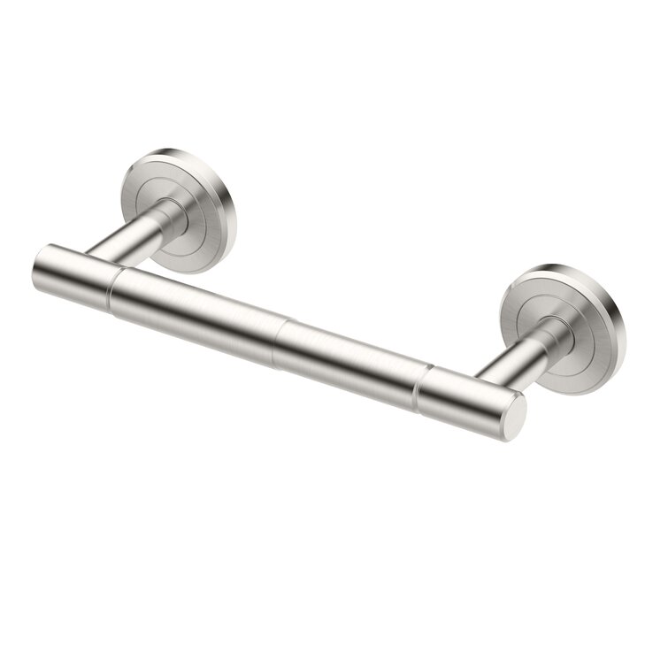 Gatco Bathroom Essentials Chrome Freestanding Spring-loaded Toilet Paper  Holder in the Toilet Paper Holders department at