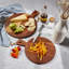 Rustic Serving Denmark 2 piece Acacia Wood Round Cutting Board Set