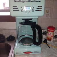 Nostalgia Retro 12-Cup Coffee Maker, Aqua — Nostalgia Products