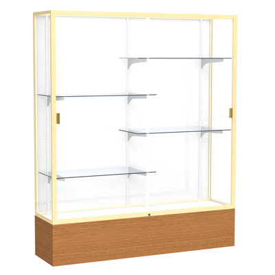 Reliant Series 72'' H x 60'' W Wood Trophy Display Case
