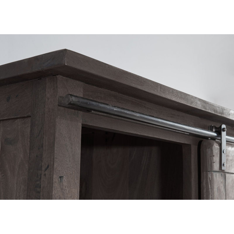 1 Door Wardrobe, Lacquered Grey