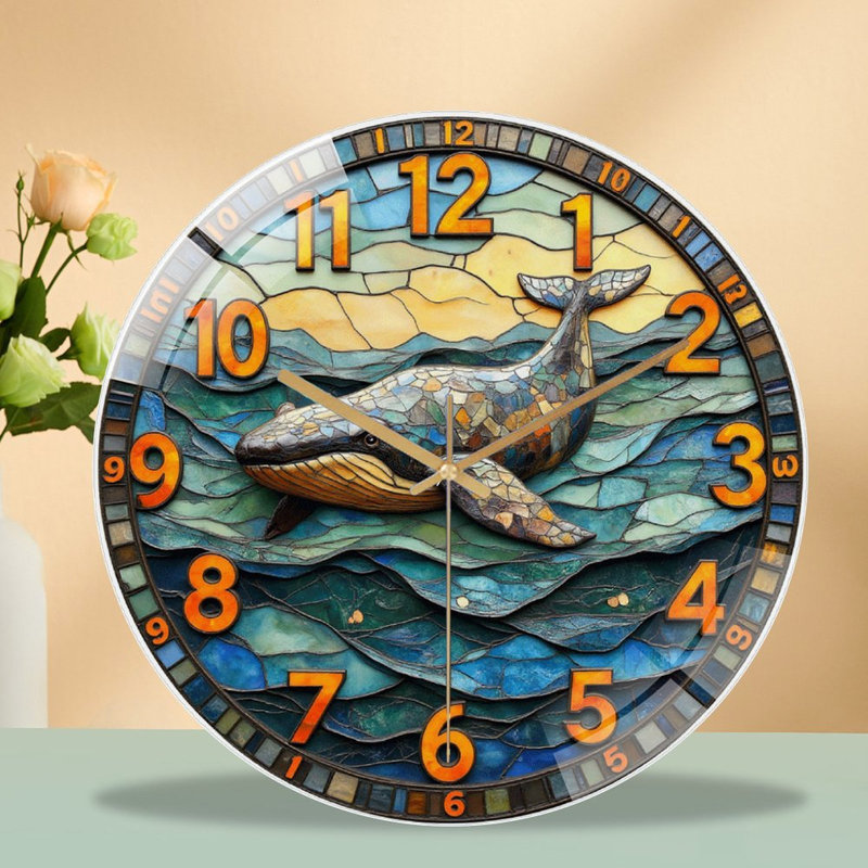 Horloge murale Whale