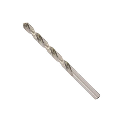 78F5F4DEC39E4538B229454644101300 5/16" Fractional Sized 118 Deg Point Jobber Length High Speed Drill Bit Brushed Stainless