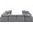 Itala Velvet U-Shaped Sectional Reversible-94482604
