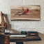  «Cardinal pair for life» par Jim Brune, art mural en verre acrylique, 24 po x 12 po