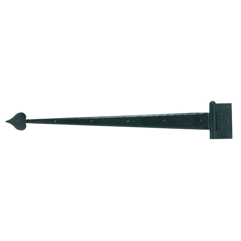 Heavy Duty Heart Strap Hinge, 6" H x 36.75" W x 0.31" D