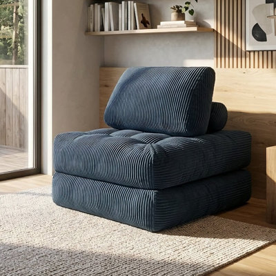 Canapé à billes de style moderne avec tissu doux pour le salon, la chambre à coucher