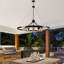 Luminaires rustiques 8 lumières de style campagnard