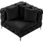 Fauteuil en velours touffeté de 39 po de large-282078059