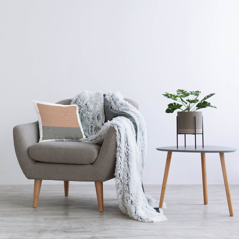 Polyester Throw Square Pillow Cover & Insert