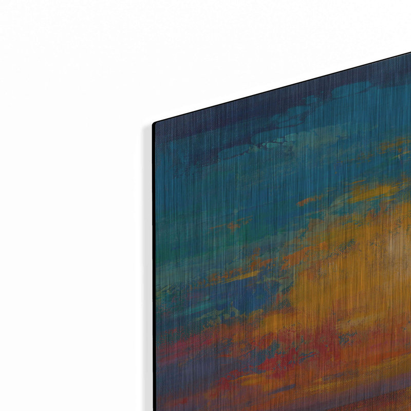 «Luxe Metal Art« Sun Down II »par Tim O'Toole, art mural en métal» par Tim O'Toole, H 24 po x l 24 po