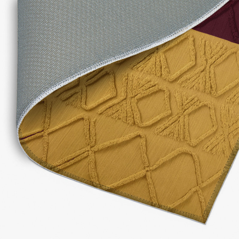 Trellis Brown Indoor and Outdoor Area Rug, Rectangle 2' x 3'