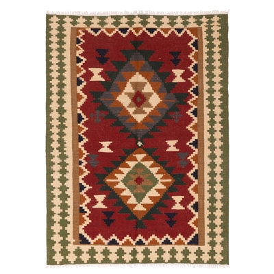 Kashkoli FW Red Kilim 4'10" x 6'6"
