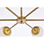 Lustre linéaire moderne Spoutnik à 6 lumières Caisha-71050015-71050011