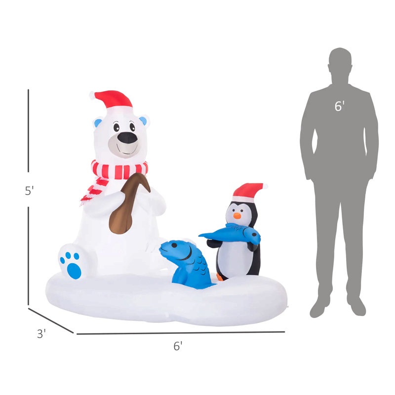 Décorations de Noël pour pelouse et jardin 6 pi