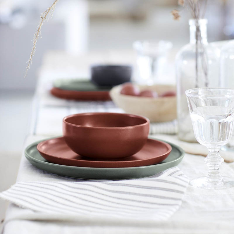 Casafina Pacifica Stoneware Coffee Cup, Cayenne
