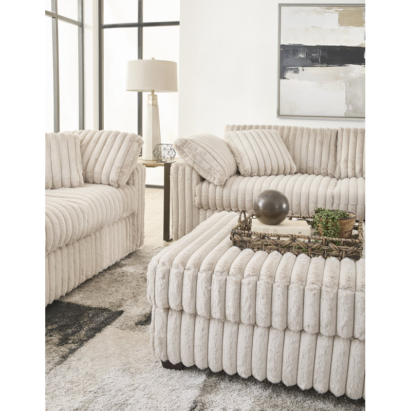 Canapé Hughes Furniture 24550, champagne Mondo, Champagne Mondo