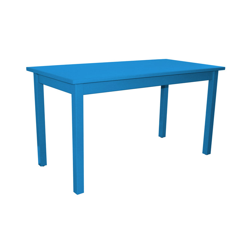 Console en bois massif 55 po Mariotti, Bleu Cara¨ïbes