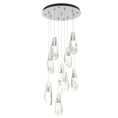 Luminaire suspendu en cristal 9 lumières Luma