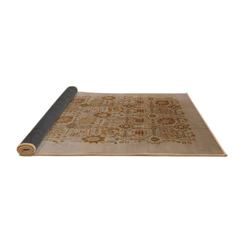Tapis oriental beige / brun Wynette, Rond 8 pi