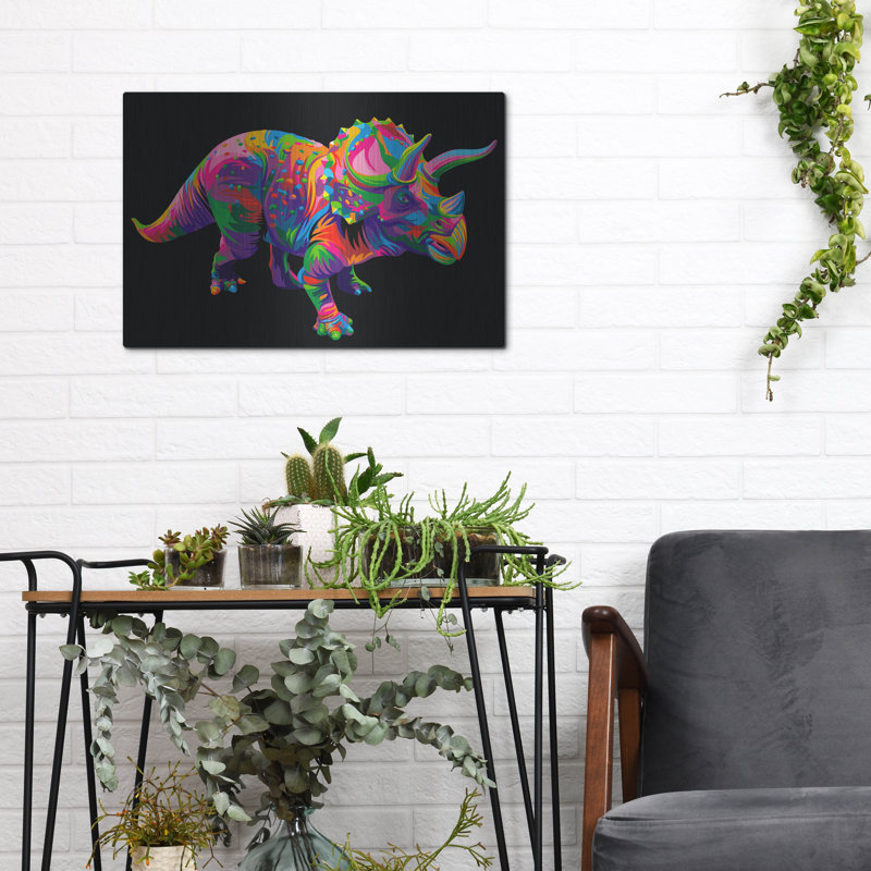 «Triceratops» par Bob Weer, H 12 po x l 16 po