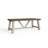 Brents Rectangular Trestle Base Dining Table Solid Reclaimed Pine 1.6m or 2m.-1940545347