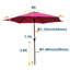 PARAPLUIE 9 PIEDS AVEC LUMIÈRE-125659927