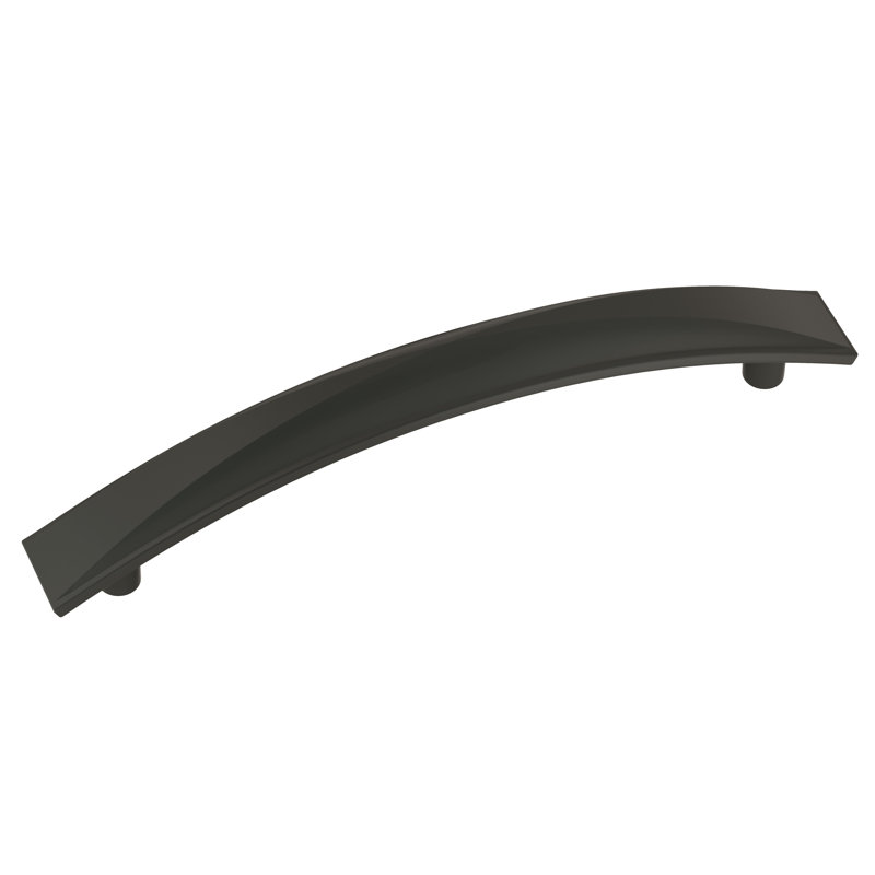 Extensity 5-1/16 inch (128mm) Center-to-Center Matte Black Cabinet Pull - 10 Pack, 5 1/16", Matte Black