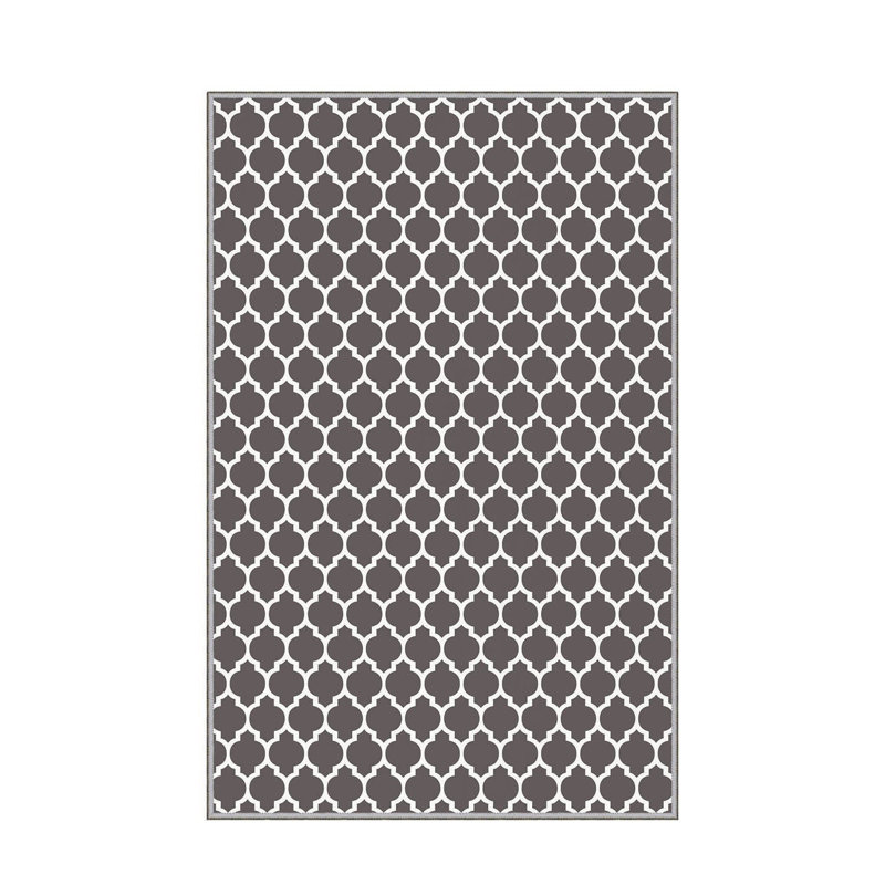 Stylish Hall Carpet 2.6 x 9.8 Feet - 100% Polyester, 0.04 in Pile Height | Antibacterial, Non-Slip PVC Felt Dot Underside | Machine Washable, 3D Digital Print | Perfect for Home Entryways & Living Spaces