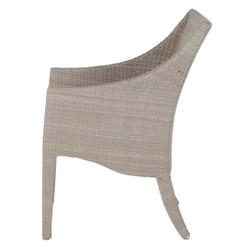 Athena Plus Patio Dining Armchair, Oyster