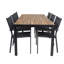 Bhavya 6 - Person Acacia Patio Dining Set with Rectangular Table