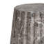 Table d'appoint d'extérieur sculptée Cleme, brun