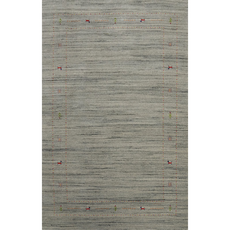 Handmade Oriental Oriental Area Rug 5x8