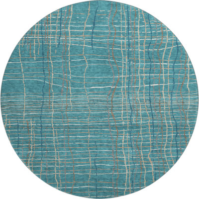 Premium Machine Washable Cortes AMF998 Stripes Rug