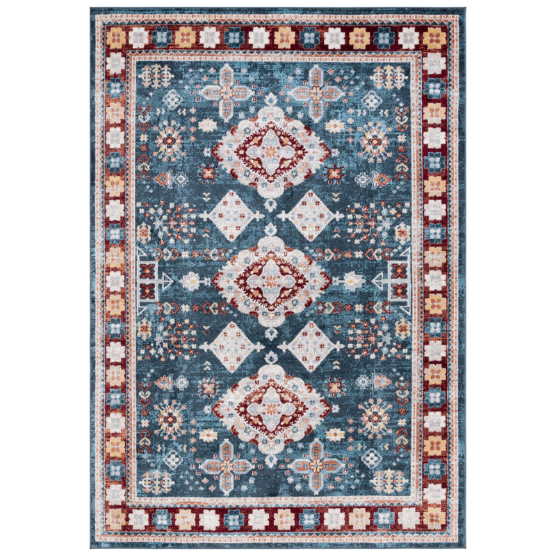 Bayside Performance Machine Washable Oriental Rug, Rectangle 5'3" x 7'6"