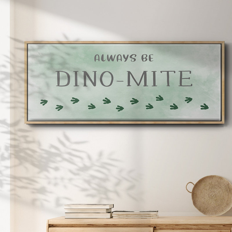 Dinomite - toile encadrée, H 24 po x l 60 po